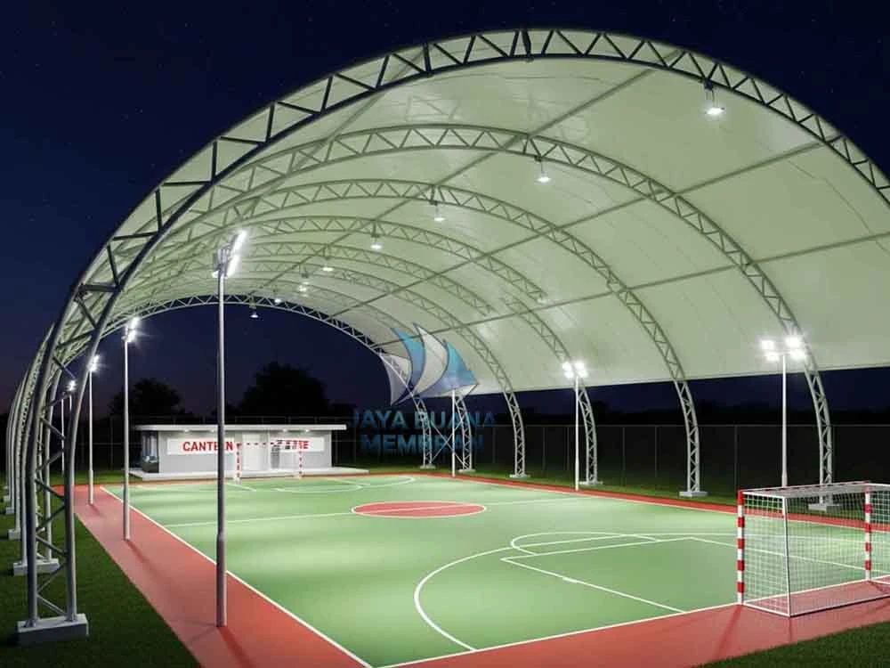 Canopy membran lapangan futsal tempat bermain tempat wisata arena permainan jakarta