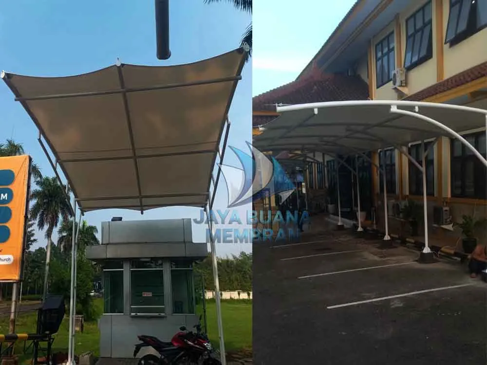 Kanopi membran carport cafe toko jakarta bogor tangerang depok puncak bandung