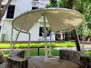kanopi membran bentuk payung taman bermain halaman rumah jakarta bogor depok tangerang bekasi bandung sukabumi
