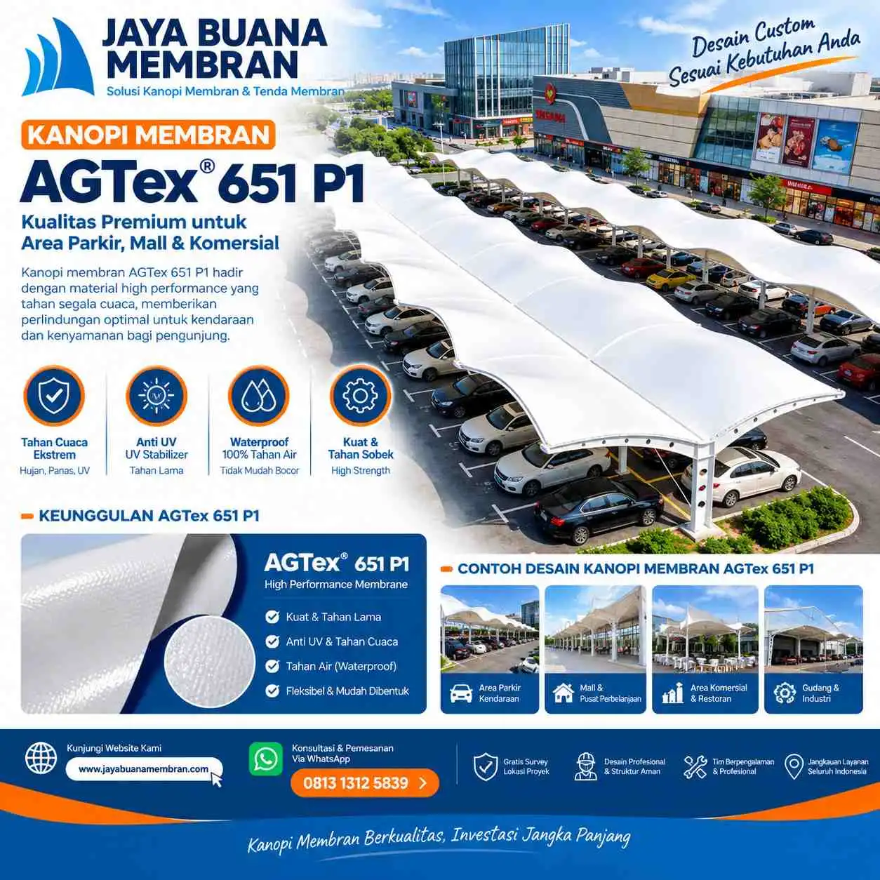 Kanopi Membran AGTex 651 P1