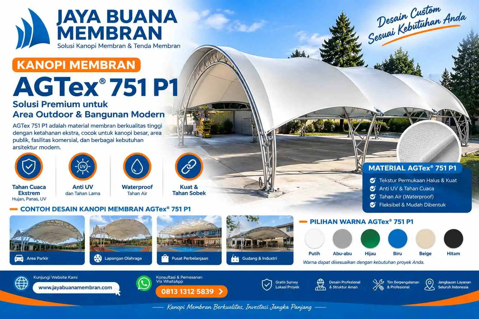 Kanopi Membran AGTex 751 P1