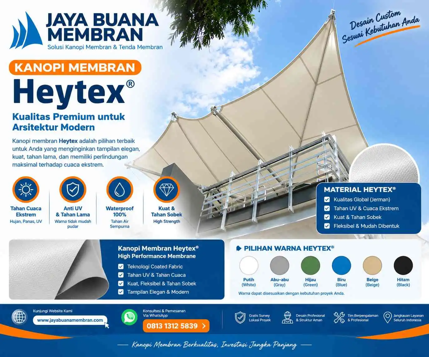 Kanopi Membran Heytex